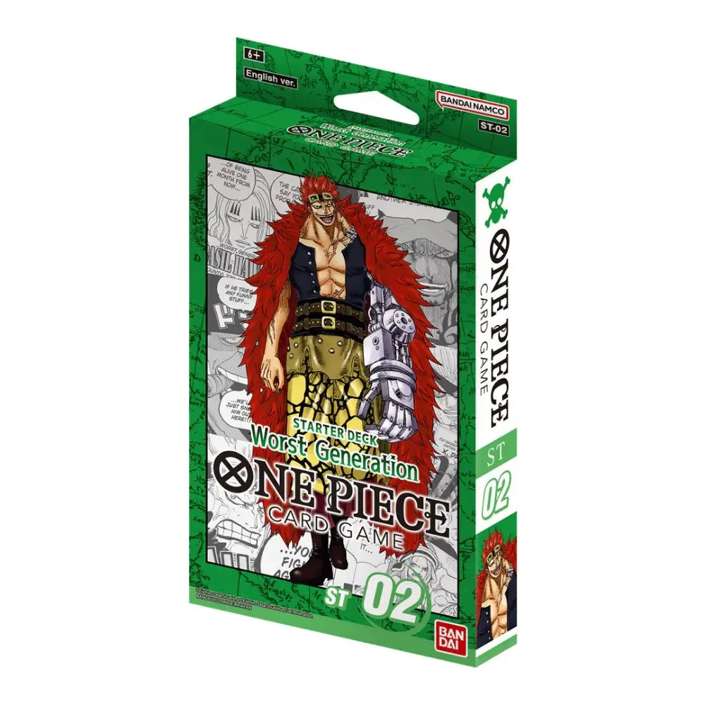One Piece TCG Card Game - Worst Generation Starter Deck ST02 - Englisch