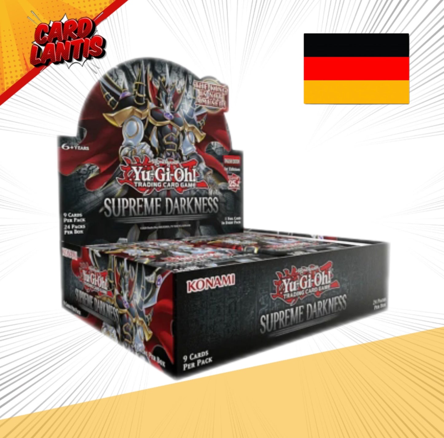 Yu-Gi-Oh! TCG Supreme Darkness Booster Display (24) Deutsche Version - sofort lieferbar