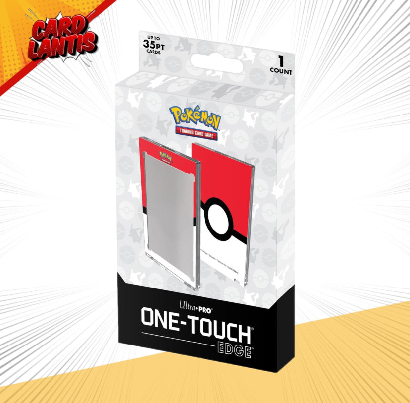 Ultra PRO Single 35PT ONE-TOUCH Edge - Poké Ball Printed Magnetic Card Holder for Pokémon - sofort lieferbar