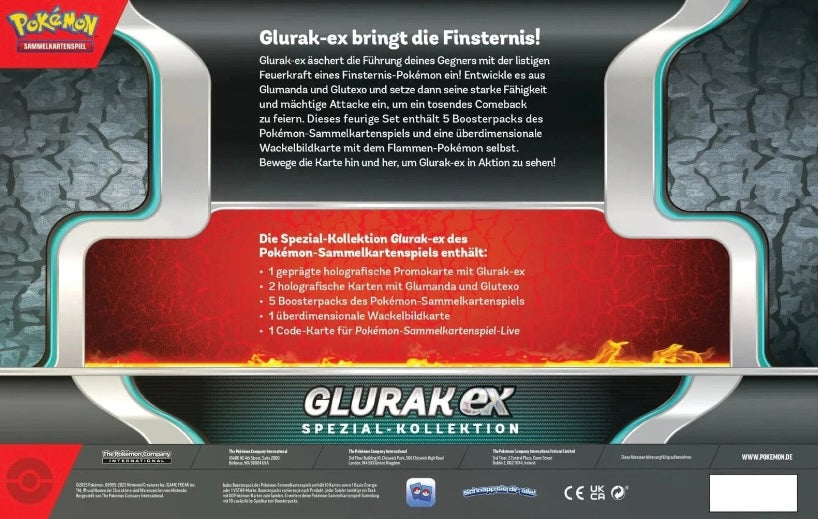 Karmesin & Purpur Pokémon Spezial Kollektion Glurak ex 2025 Deutsche Ausgabe - sofort lieferbar