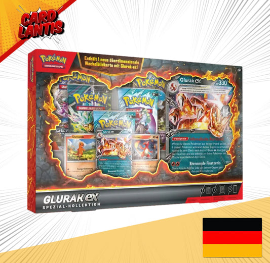 Karmesin & Purpur Pokémon Spezial Kollektion Glurak ex 2025 Deutsche Ausgabe - sofort lieferbar