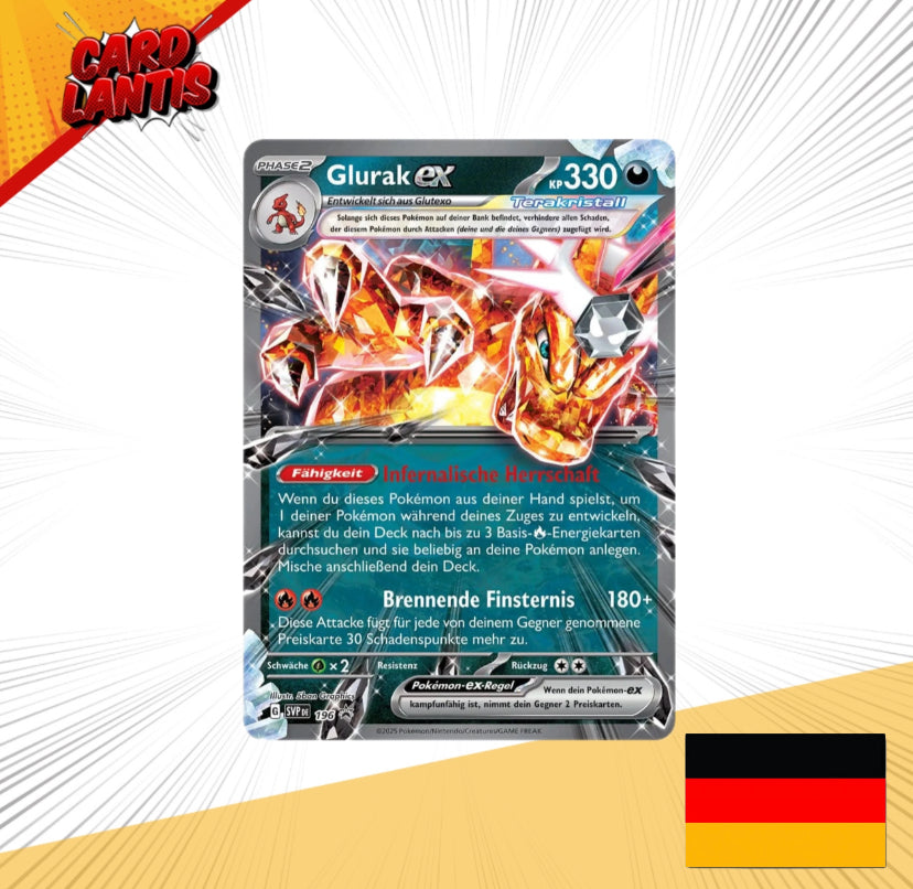 Karmesin & Purpur Pokémon Spezial Kollektion Glurak ex 2025 Deutsche Ausgabe - sofort lieferbar