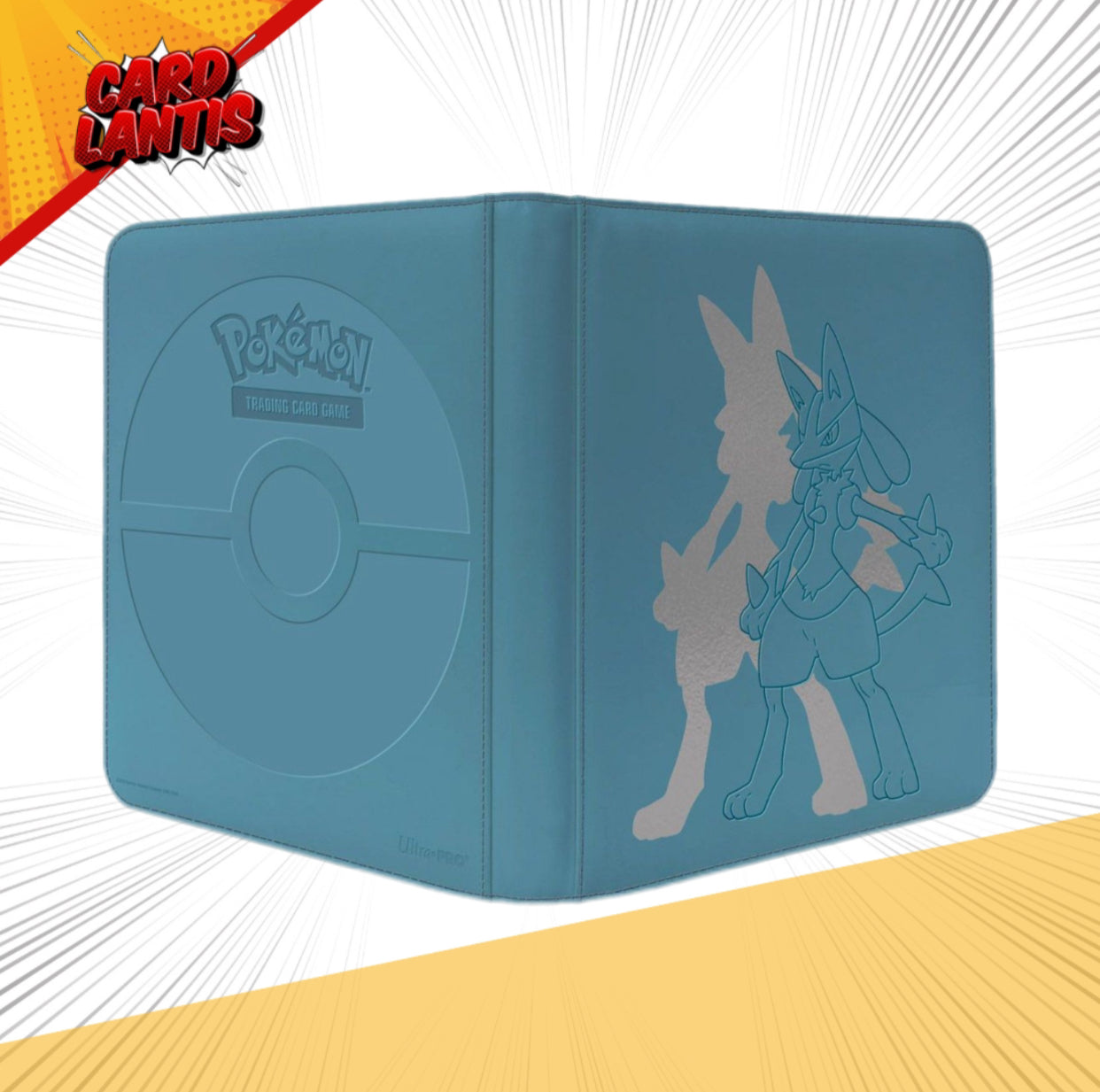 Série Ultra PRO Elite - Classeur PRO zippé à 12 pochettes Lucario pour Pokémon - disponible immédiatement