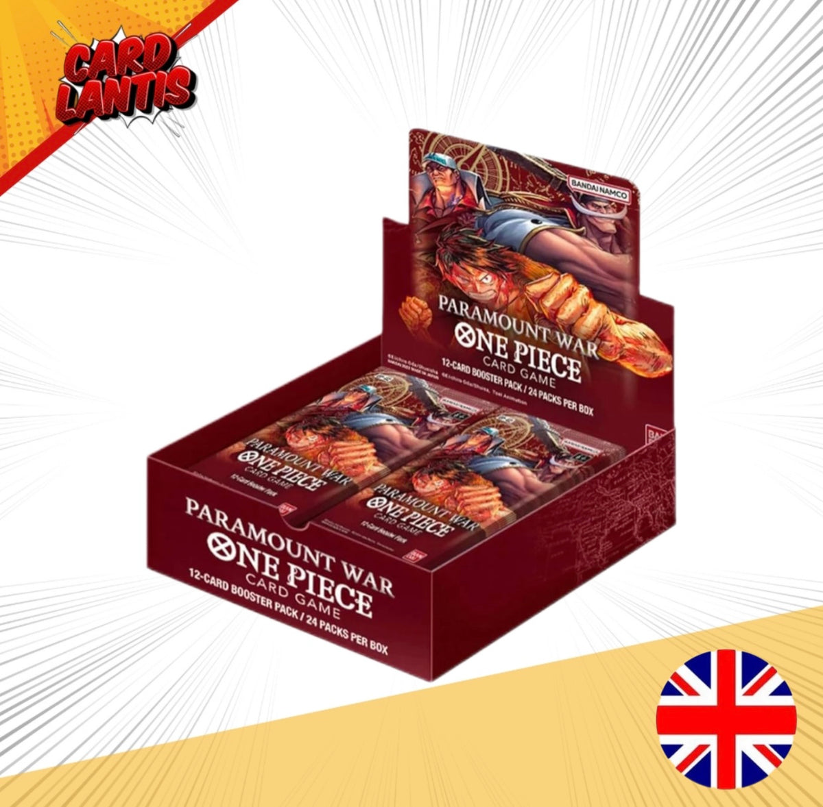 One Piece Card Game - Parammount War OP-02 Display - in englischer Sprache - sofort lieferbar
