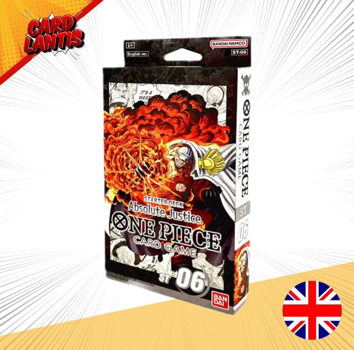 One Piece Trading Cards Starter Deck 06 - Absolute Justice - Englisch