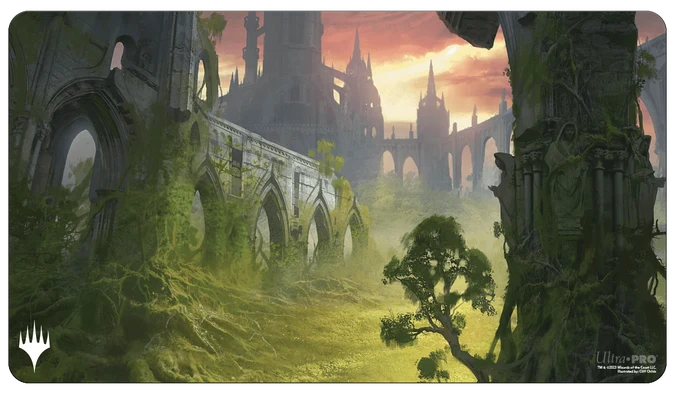 Ultra Pro Magic: The Gathering - Ravnica Remastered Gruul Clans Stomping Ground Standard Gaming Playmat - sofort lieferbar