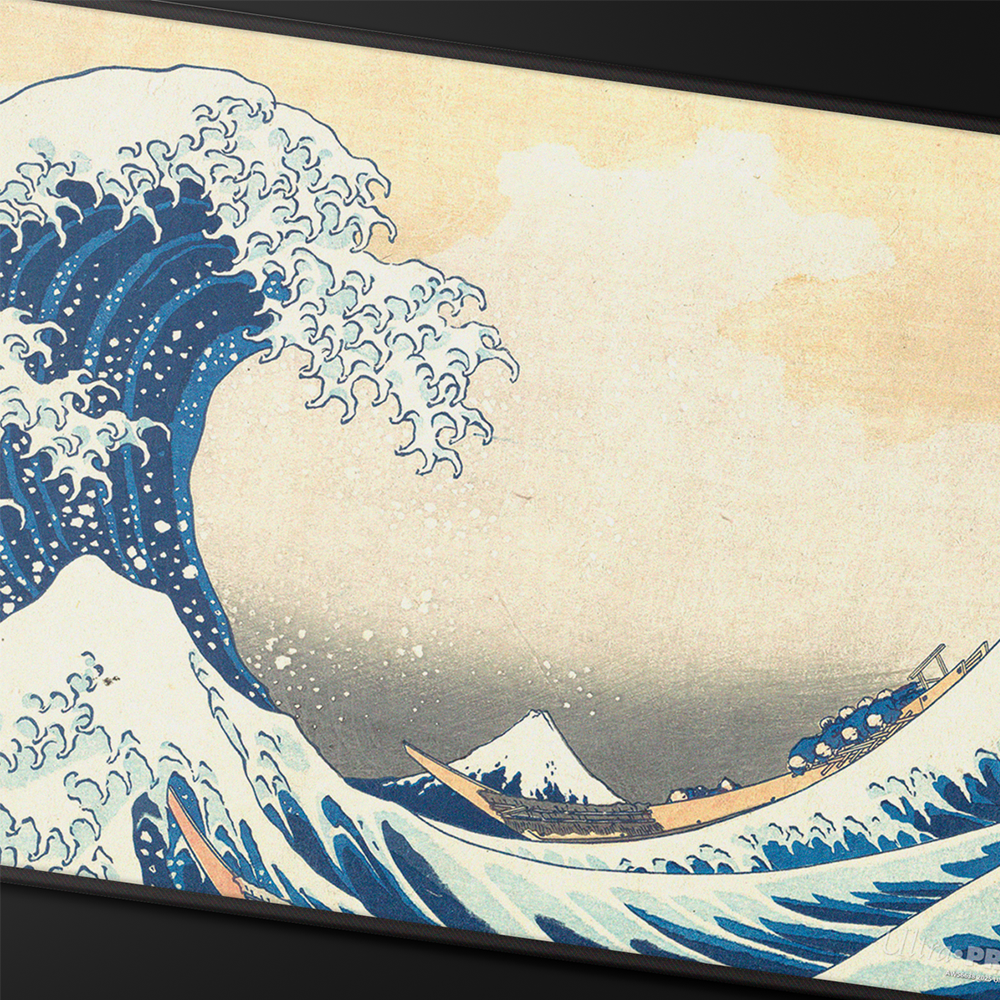 Ultra PRO The Great Wave off Kanagawa Black Stitched Playmat - Preorder - ETA: 30.09.2025