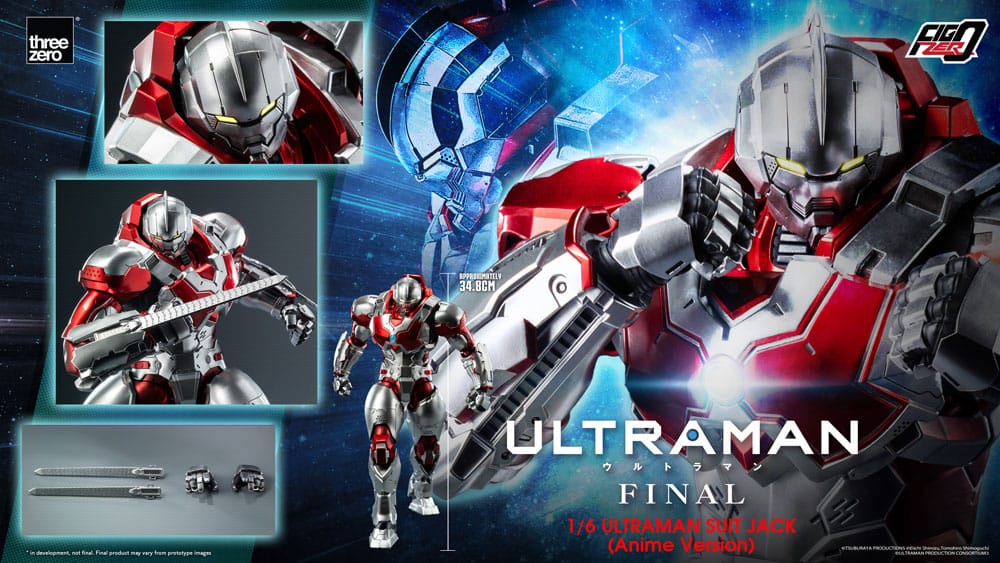 Ultraman Final FigZero Actionfigur 1/6 Ultraman Suit Jack Anime Version 35 cm - Preorder - ETA: 31.07.2026