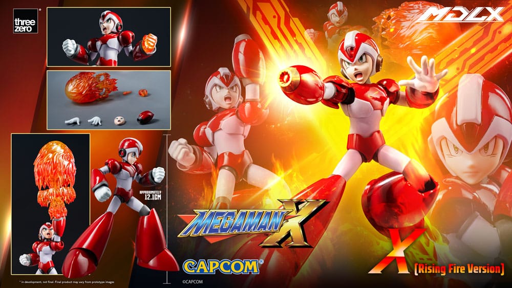 Mega Man MDLX Actionfigur Rockman X / Mega Man X (Rising Fire Version) 12 cm - Preorder - ETA: 30.06.2026