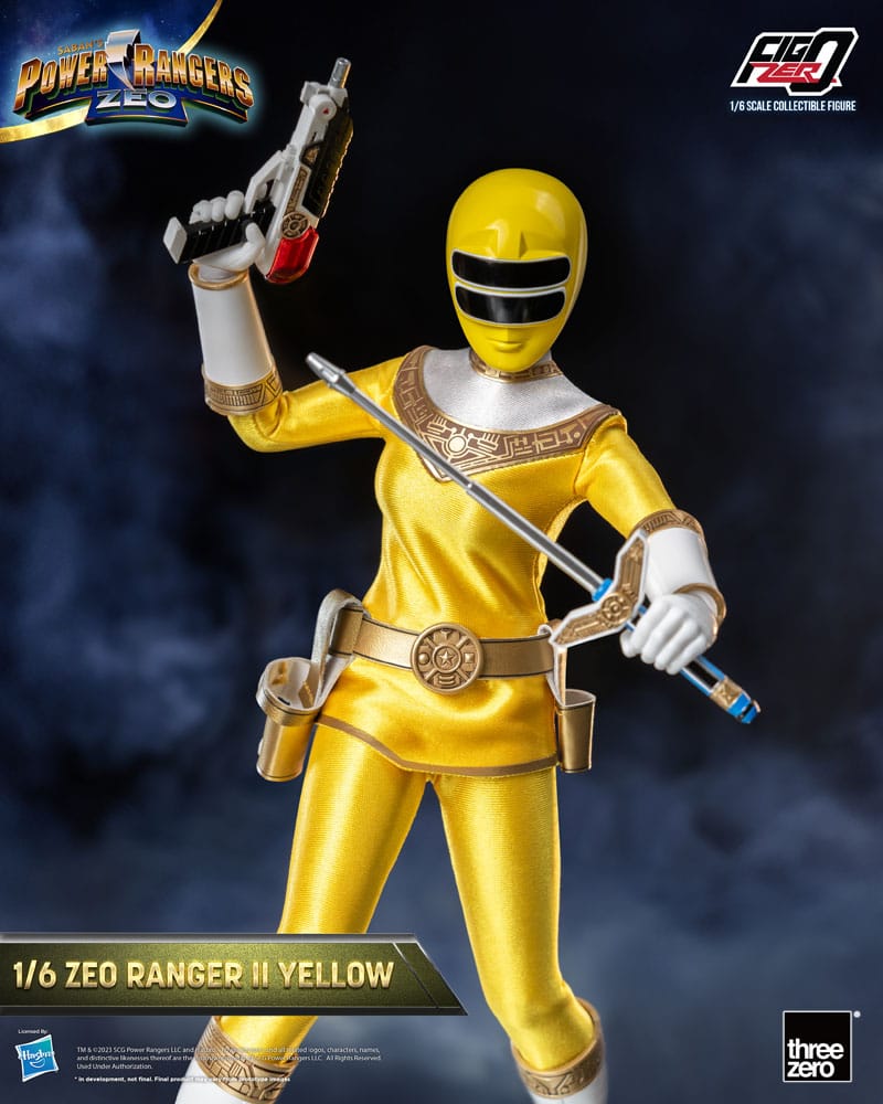 Power Rangers Zeo FigZero Actionfigur 1/6 Ranger II Yellow 30 cm - Versand: 5-7 Tage nach Bestellung