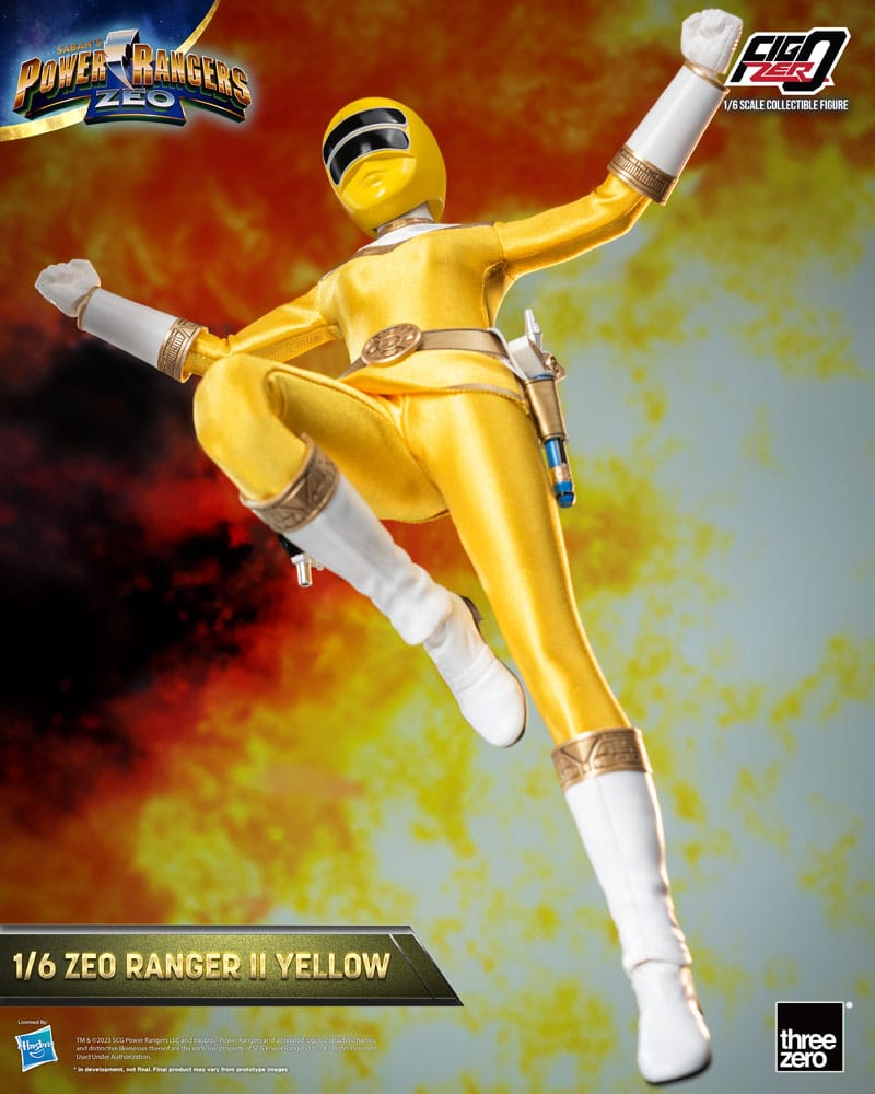 Power Rangers Zeo FigZero Actionfigur 1/6 Ranger II Yellow 30 cm - Versand: 5-7 Tage nach Bestellung