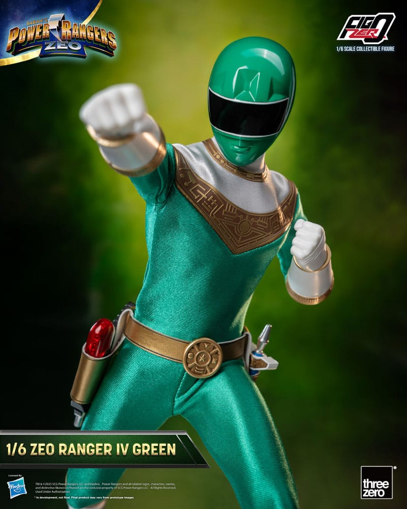 Power Rangers Zeo FigZero Actionfigur 1/6 Ranger IV Green 30 cm - Versand: 5-7 Tage nach Bestellung