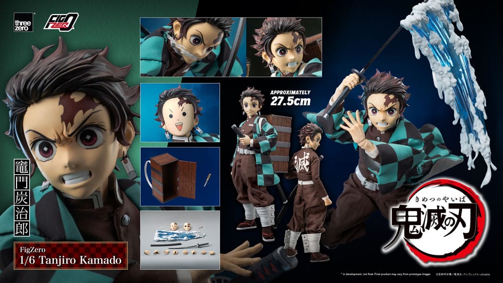 Demon Slayer: Kimetsu no Yaiba FigZero Actionfigur 1/6 Tanjiro Kamado 27 cm - Versand: 5-7 Tage nach Bestellung