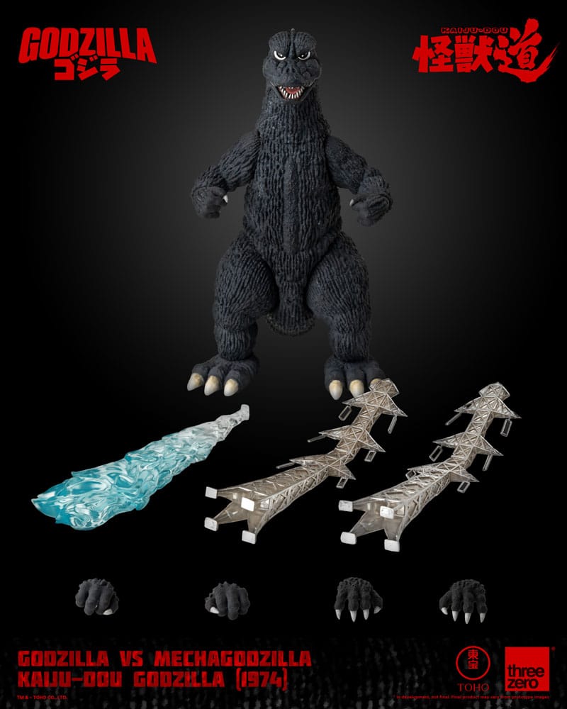 Godzilla vs. Mechagodzilla (1974) Actionfigur Kaiju-Dou Godzilla (1974) 23 cm - Preorder - ETA: 03.11.2025