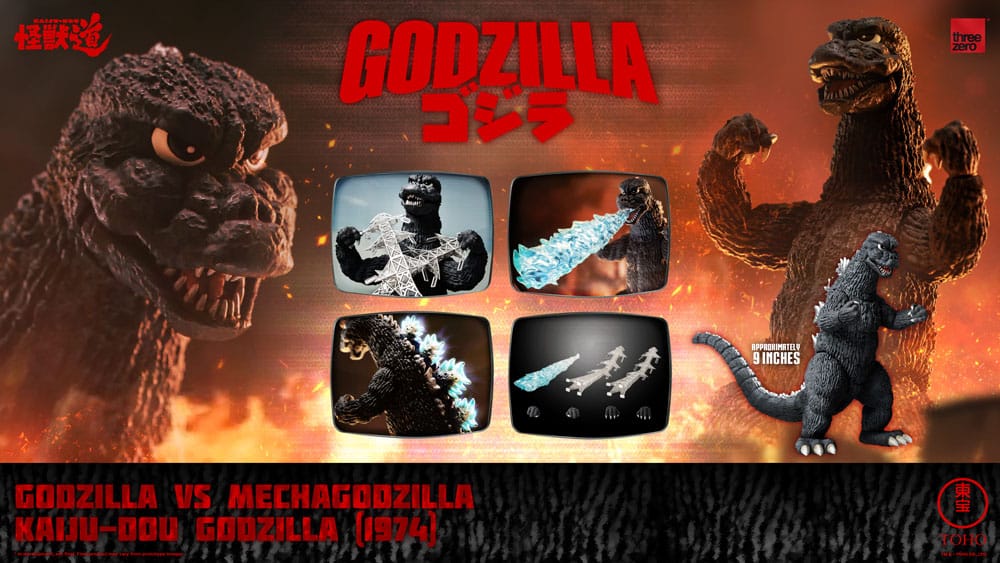 Godzilla vs. Mechagodzilla (1974) Actionfigur Kaiju-Dou Godzilla (1974) 23 cm - Preorder - ETA: 03.11.2025
