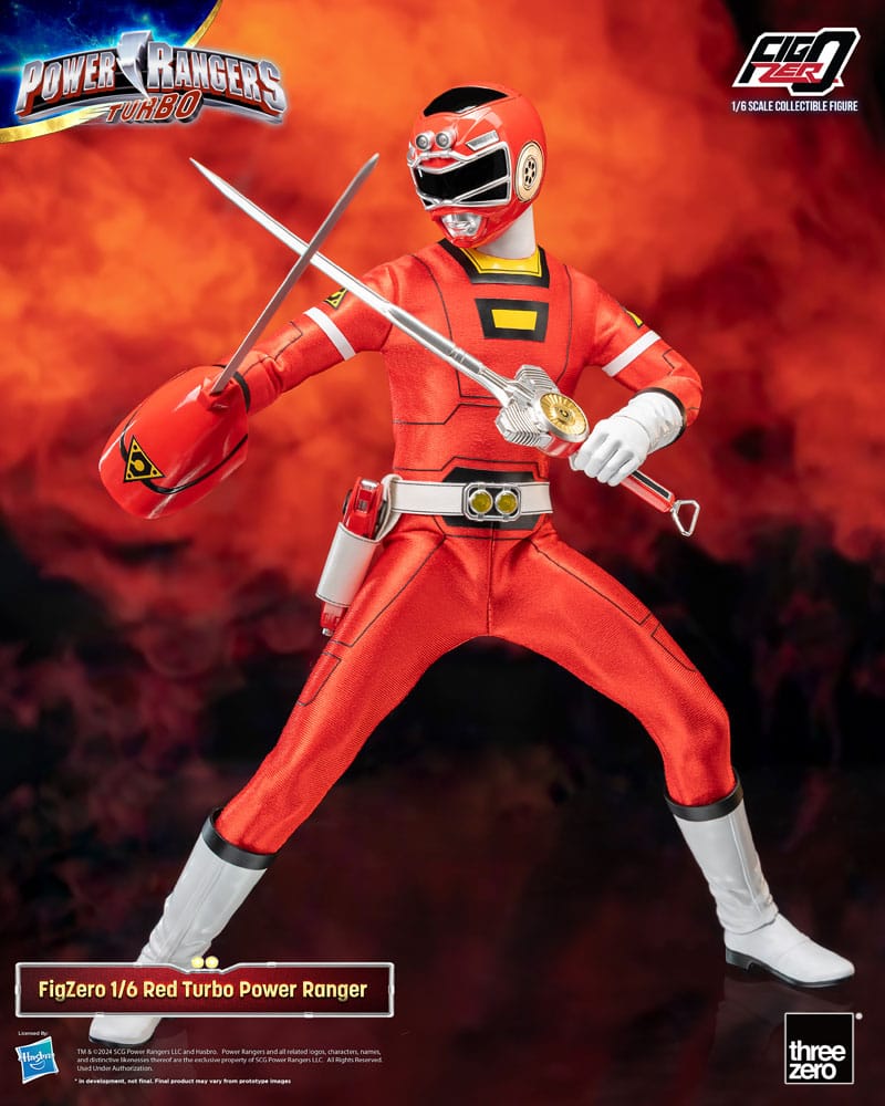 Power Rangers Turbo FigZero Actionfigur 1/6 Red Turbo Power Ranger 30 cm - Preorder - ETA: 03.11.2025