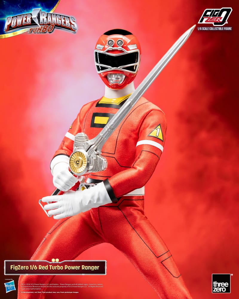 Power Rangers Turbo FigZero Actionfigur 1/6 Red Turbo Power Ranger 30 cm - Preorder - ETA: 03.11.2025