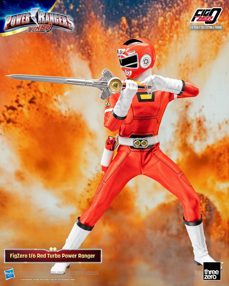 Power Rangers Turbo FigZero Actionfigur 1/6 Red Turbo Power Ranger 30 cm - Preorder - ETA: 03.11.2025