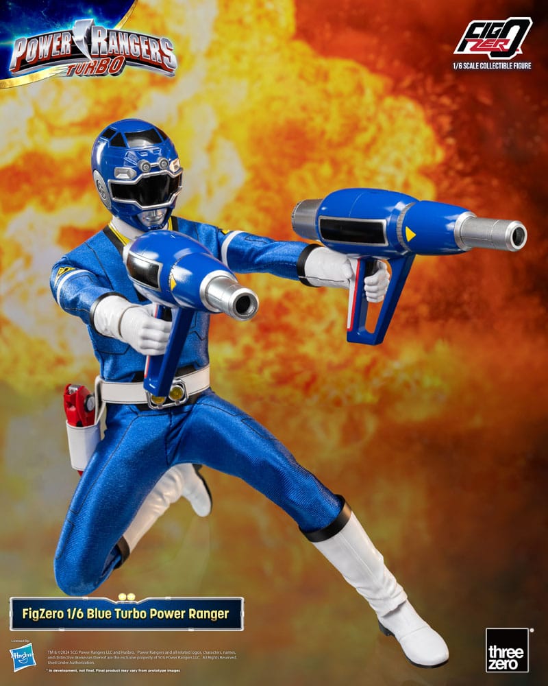 Power Rangers Turbo FigZero Actionfigur 1/6 Blue Turbo Power Ranger 30 cm - Preorder - ETA: 03.11.2025