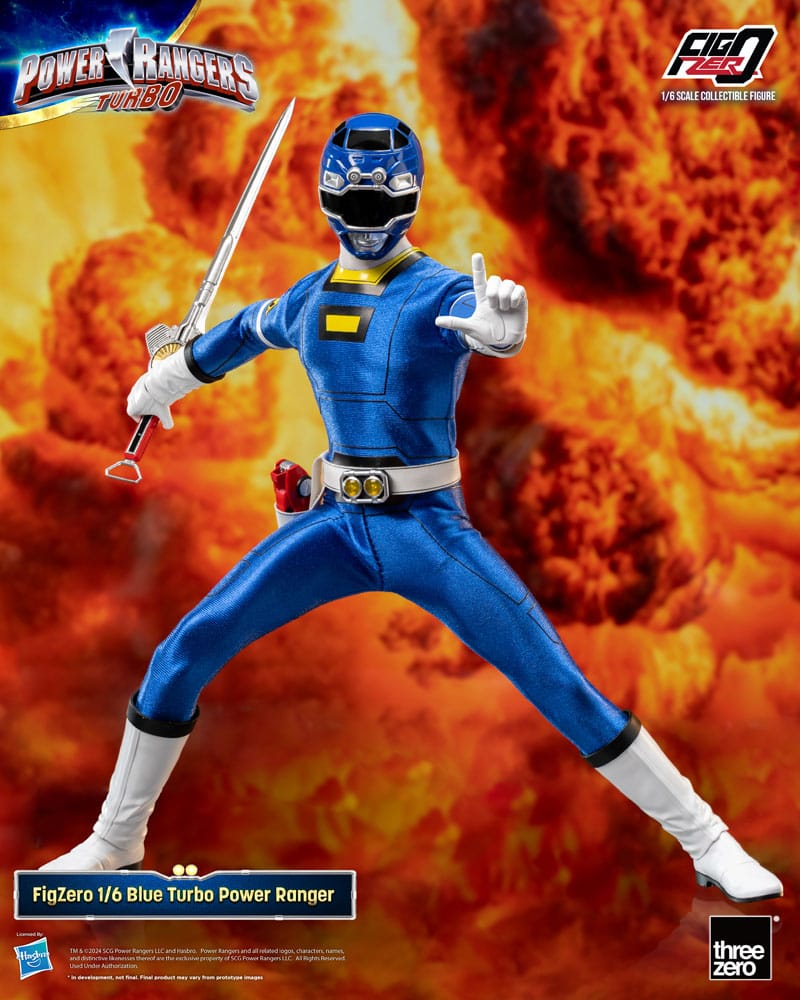 Power Rangers Turbo FigZero Actionfigur 1/6 Blue Turbo Power Ranger 30 cm - Preorder - ETA: 03.11.2025