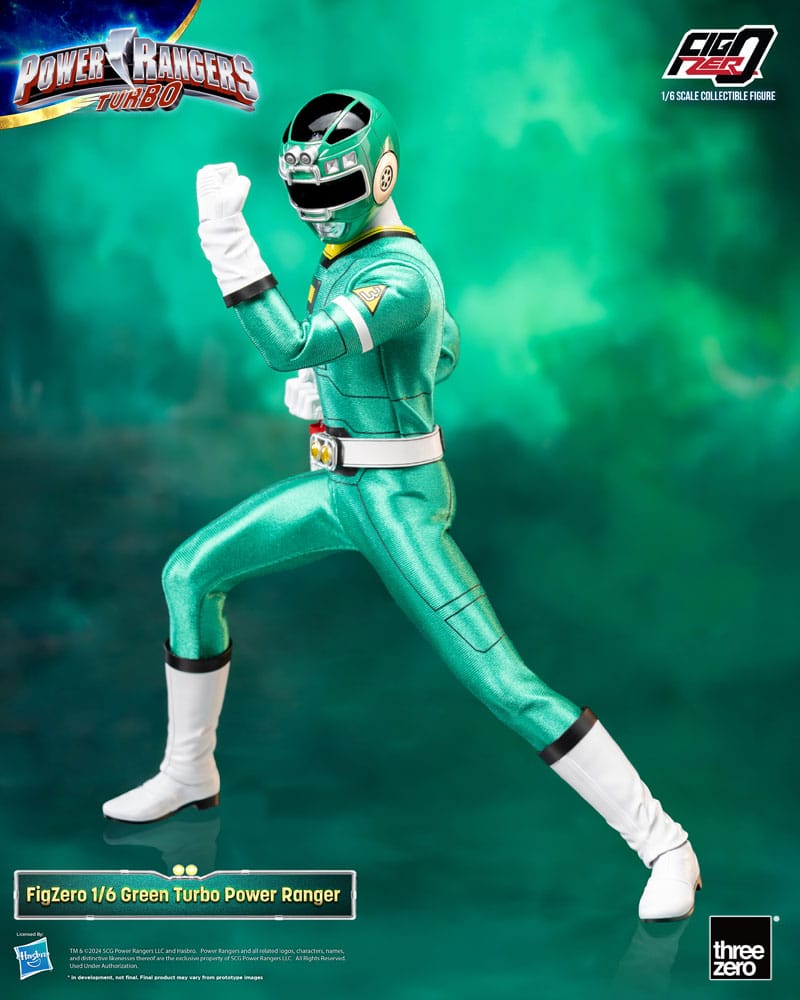 Power Rangers Turbo FigZero Actionfigur 1/6 Green Turbo Power Ranger 30 cm - Preorder - ETA: 03.11.2025
