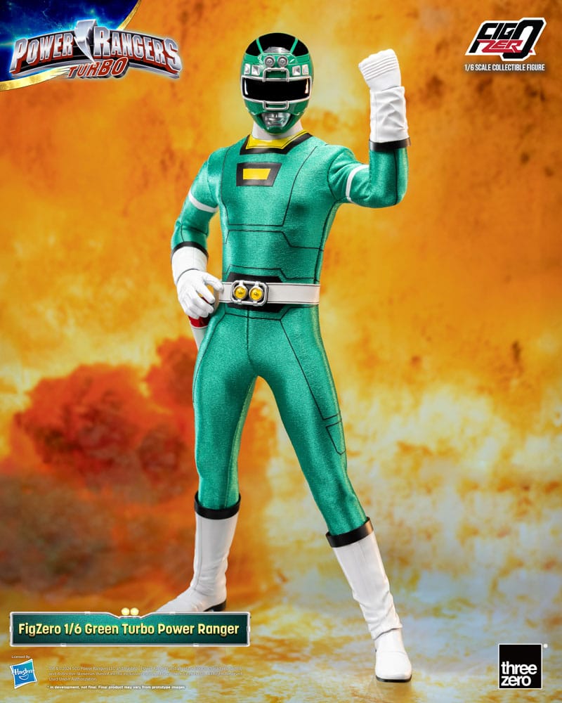 Power Rangers Turbo FigZero Actionfigur 1/6 Green Turbo Power Ranger 30 cm - Preorder - ETA: 03.11.2025