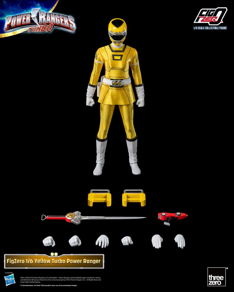 Power Rangers Turbo FigZero Actionfigur 1/6 Yellow Turbo Power Ranger 30 cm - Preorder - ETA: 03.11.2025