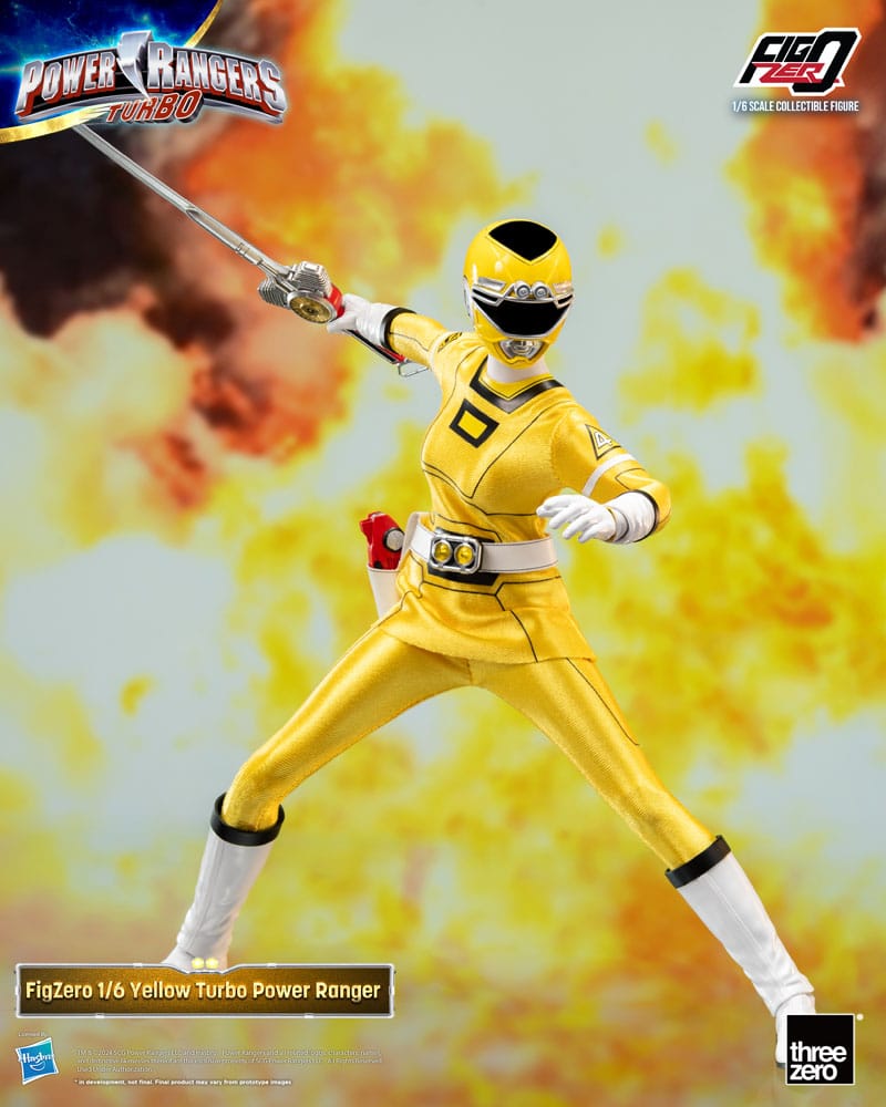 Power Rangers Turbo FigZero Actionfigur 1/6 Yellow Turbo Power Ranger 30 cm - Preorder - ETA: 03.11.2025