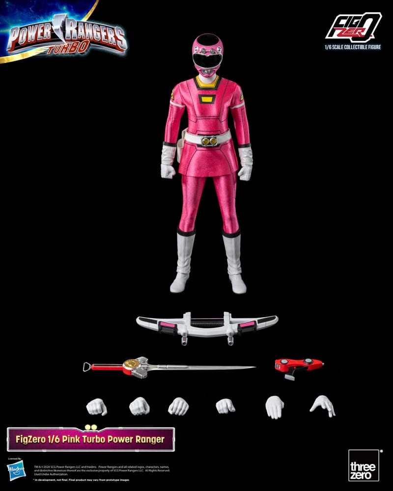 Power Rangers Turbo FigZero Actionfigur 1/6 Pink Turbo Power Ranger 30 cm - Preorder - ETA: 03.11.2025