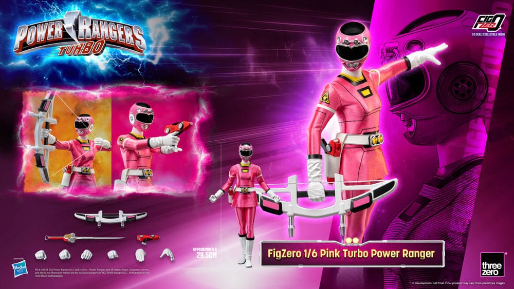 Power Rangers Turbo FigZero Actionfigur 1/6 Pink Turbo Power Ranger 30 cm - Preorder - ETA: 03.11.2025