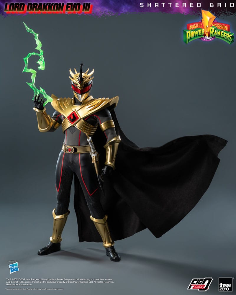 Mighty Morphin Power Rangers Shattered Grid FigZero Actionfigur 1/6 Lord Drakkon Evo III 30cm  - Preorder - ETA: 25.05.2026
