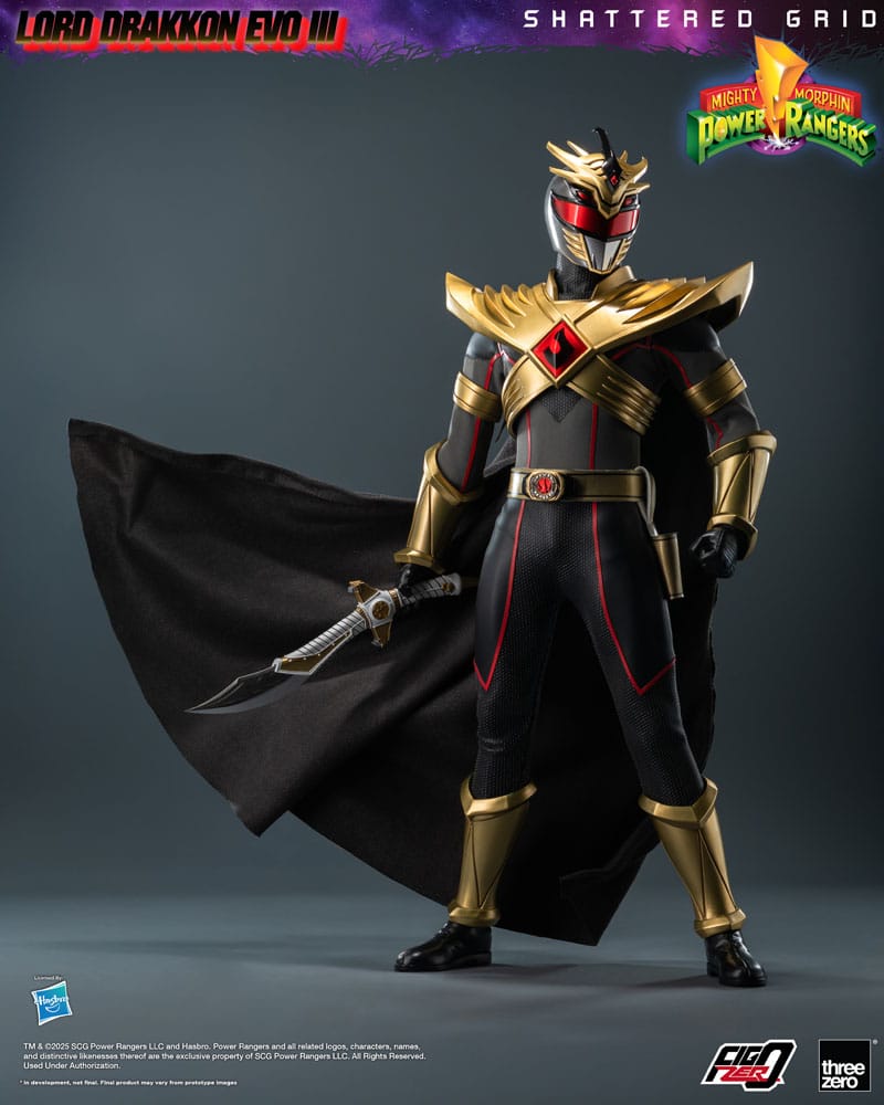 Mighty Morphin Power Rangers Shattered Grid FigZero Actionfigur 1/6 Lord Drakkon Evo III 30cm  - Preorder - ETA: 25.05.2026
