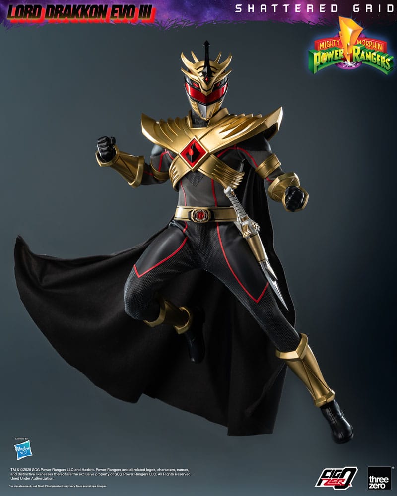 Mighty Morphin Power Rangers Shattered Grid FigZero Actionfigur 1/6 Lord Drakkon Evo III 30cm  - Preorder - ETA: 25.05.2026
