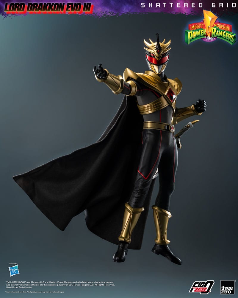 Mighty Morphin Power Rangers Shattered Grid FigZero Actionfigur 1/6 Lord Drakkon Evo III 30cm  - Preorder - ETA: 25.05.2026