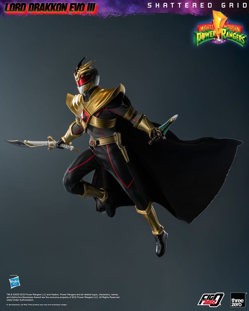 Mighty Morphin Power Rangers Shattered Grid FigZero Actionfigur 1/6 Lord Drakkon Evo III 30cm  - Preorder - ETA: 25.05.2026