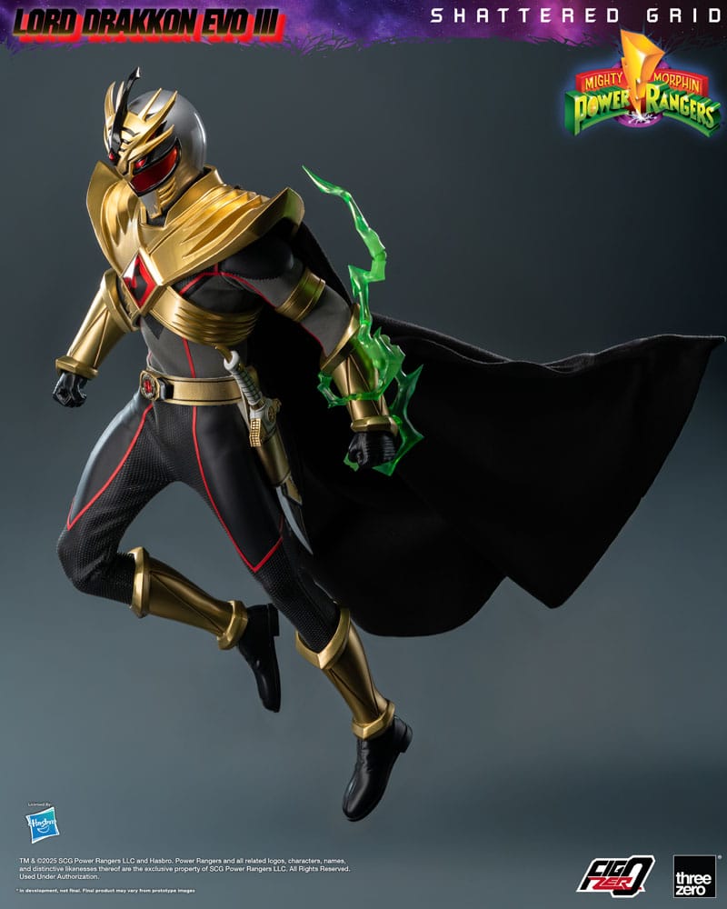 Mighty Morphin Power Rangers Shattered Grid FigZero Actionfigur 1/6 Lord Drakkon Evo III 30cm  - Preorder - ETA: 25.05.2026