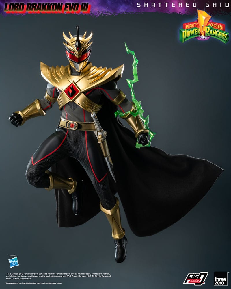 Mighty Morphin Power Rangers Shattered Grid FigZero Actionfigur 1/6 Lord Drakkon Evo III 30cm  - Preorder - ETA: 25.05.2026