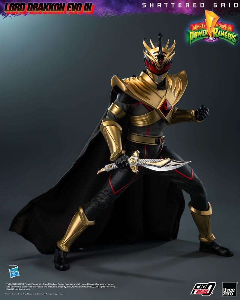 Mighty Morphin Power Rangers Shattered Grid FigZero Actionfigur 1/6 Lord Drakkon Evo III 30cm  - Preorder - ETA: 25.05.2026