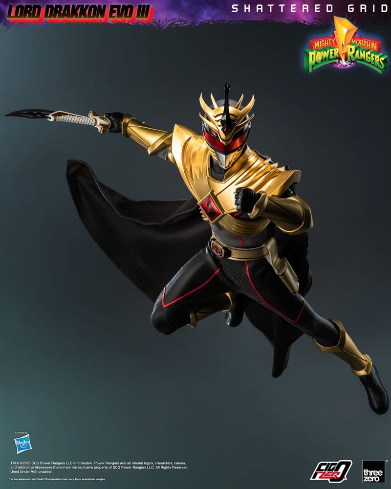 Mighty Morphin Power Rangers Shattered Grid FigZero Actionfigur 1/6 Lord Drakkon Evo III 30cm  - Preorder - ETA: 25.05.2026