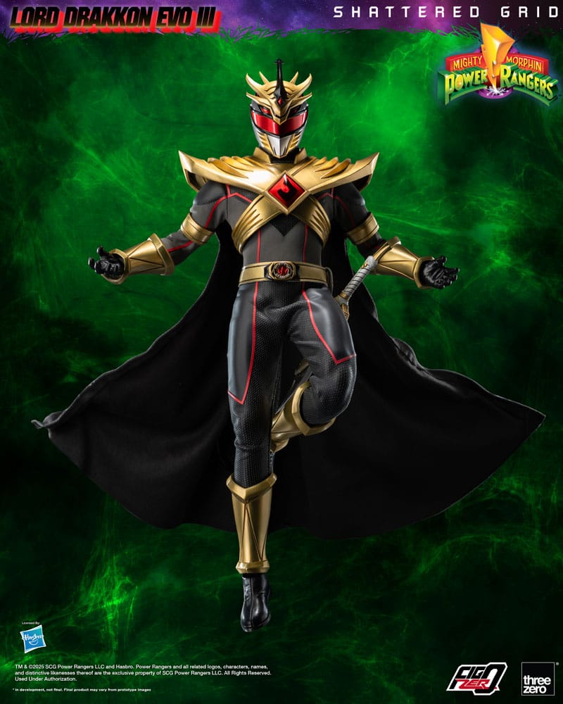 Mighty Morphin Power Rangers Shattered Grid FigZero Actionfigur 1/6 Lord Drakkon Evo III 30cm  - Preorder - ETA: 25.05.2026