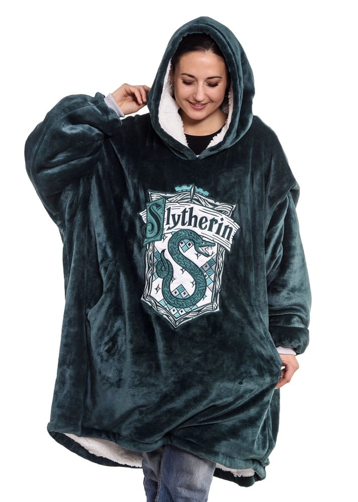Harry Potter Oversized Kapuzenpullover Slytherin  - Versand: 5-7 Tage nach Bestellung