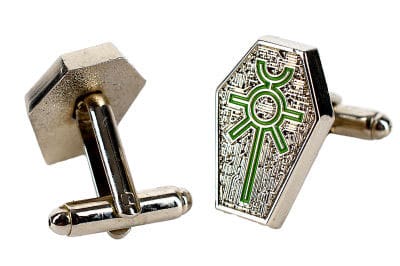 Warhammer 40,000 Manschettenknöpfe Necrons - Versand: 5-7 Tage nach Bestellung