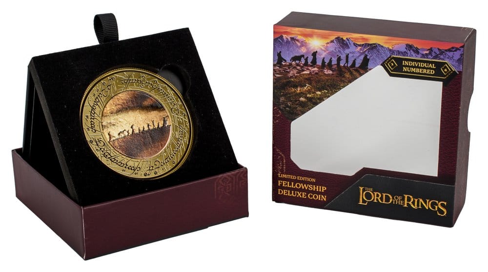 Herr der Ringe Münze mit Display-Ständer Die Gefährten - Preorder - ETA: 26.10.2026
