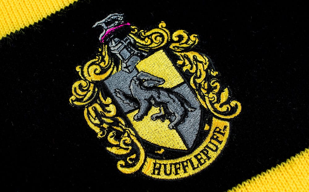 Harry Potter Schal Hufflepuff Bold Stripes (Hanger) 160 cm - Versand: 5-7 Tage nach Bestellung