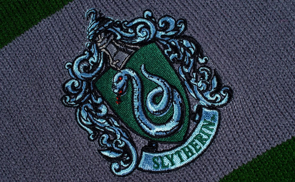 Harry Potter Schal Slytherin Bold Stripes (Hanger) 160 cm - Versand: 5-7 Tage nach Bestellung