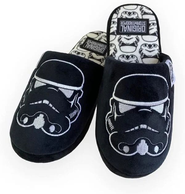 Star Wars Original Stormtrooper Hausschuhe Black EU 8 - 10 - Versand: 7 Tage nach Bestellung