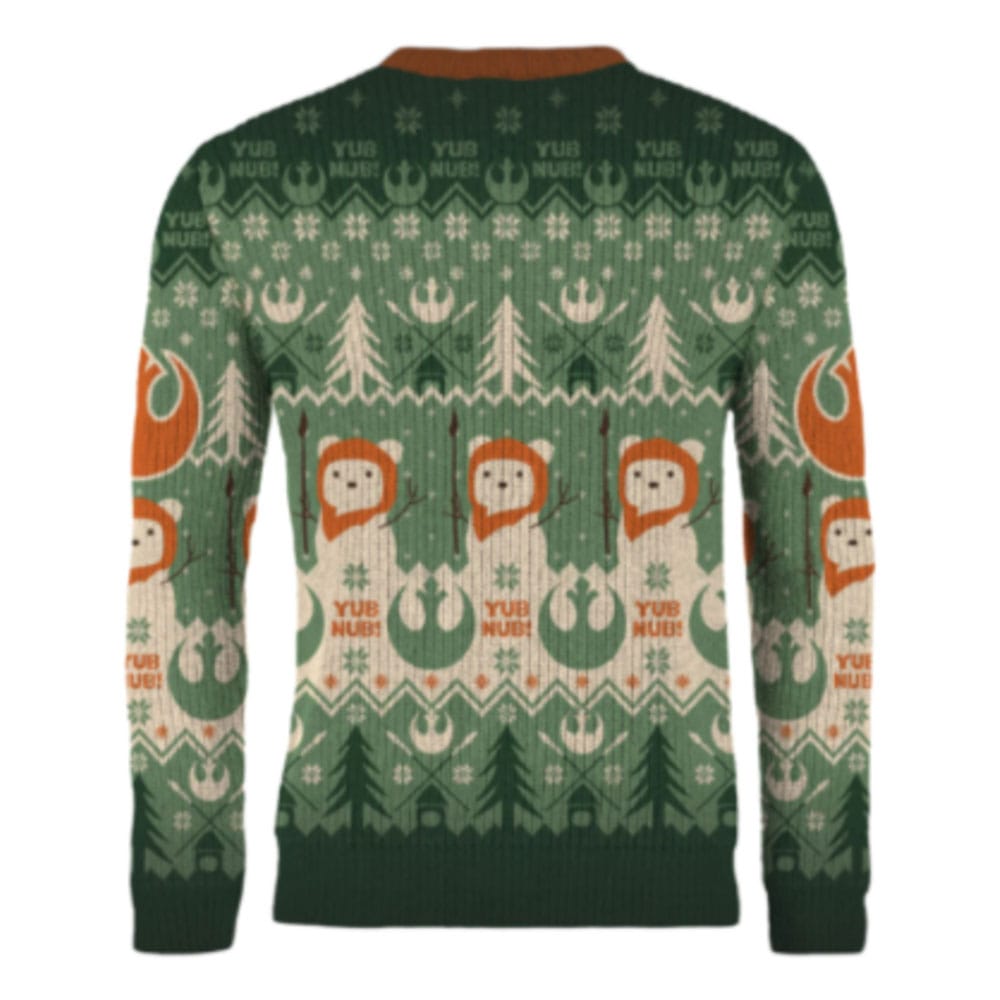 Star Wars Christmas Pullover Ewok'n around the Christmas Tree Größe S - Versand: 5-7 Tage nach Bestellung