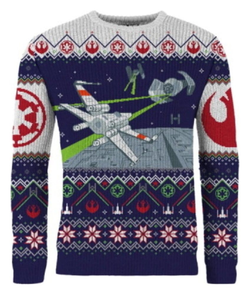 Star Wars Christmas Pullover X-Wing v TIE Fighter Größe XS - Preorder - ETA: 26.10.2026