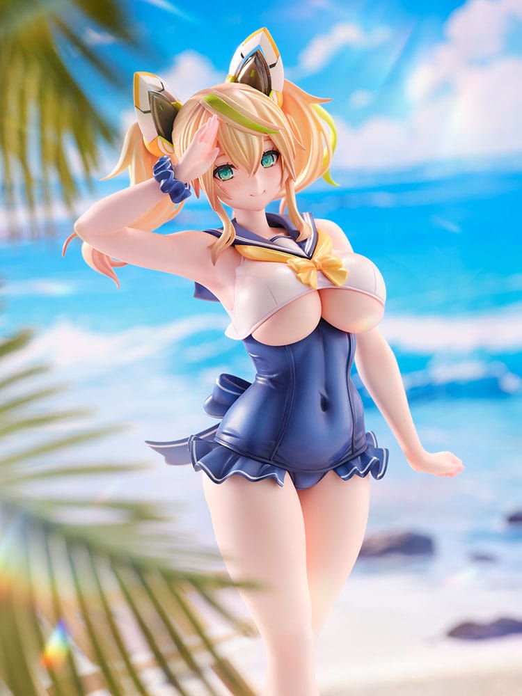 Phantasy Star Online 2 PVC Statue 1/7 Es Cool Breeze Gene - Summer Vacation 26 cm - Versand: 5-7 Tage nach Bestellung
