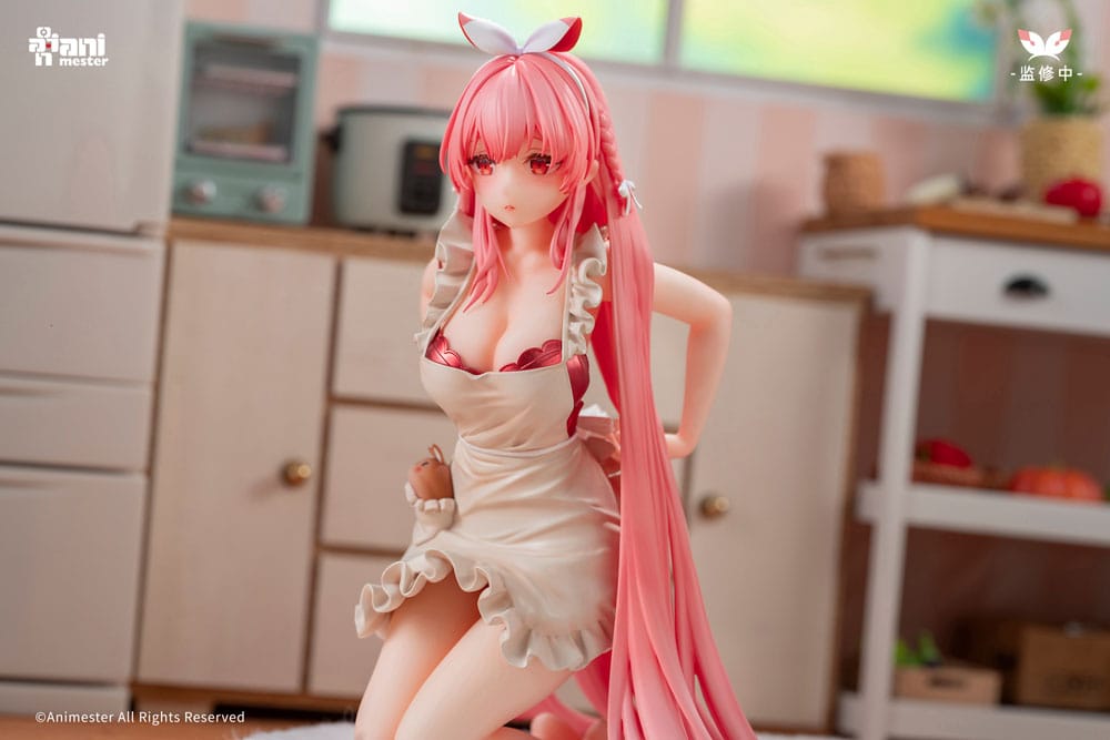 Original Character Statue 1/7 White Rabbit Rosu 16 cm - Preorder - ETA: 20.12.2025